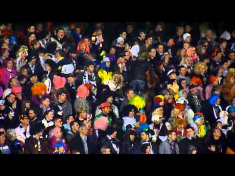 Carnavalsmatch 17 02 2012 Eendracht Aalst - FC Brussels.wmv
