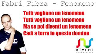 Fabri Fibra – Fenomeno / Testo / Lyrics