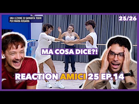 Nonsense corrections?! 😳 Samanta Togni vs. Maria Rosaria | Reaction Amici 25 ep.14
