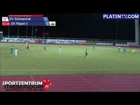 03.03.17 SV Schwechat - SK Rapid II - 2:1  (2. Halbzeit / 62:32) am 03.03.2017 20:47