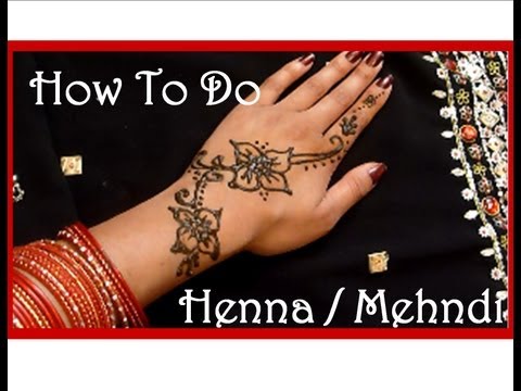 DIY Easy Henna Tattoo Tutorial (and aftercare) Video