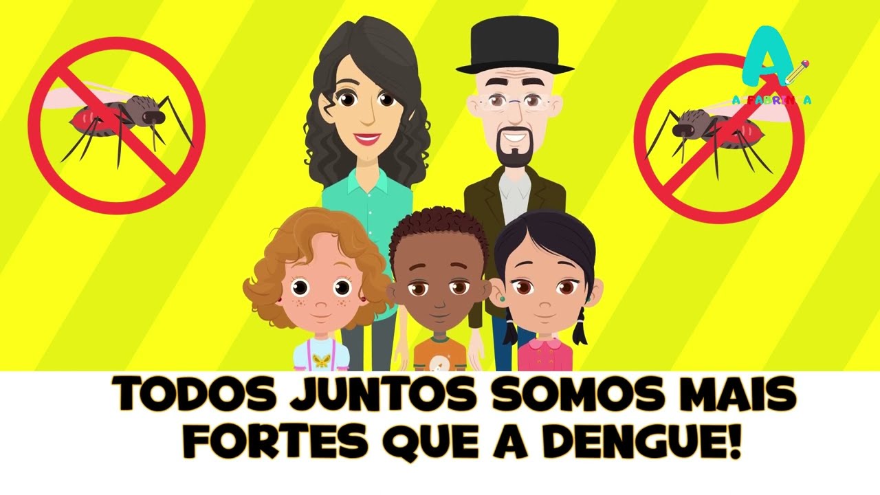 Dengue - Combate à dengue - Dicas de combate à dengue para crianças - Todos contra a dengue
