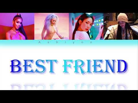 •||Lyrics||• Best Friend remix - Saweetie (ft. Doja Cat, Jamie, Chanmina) [Color coded lyrics]