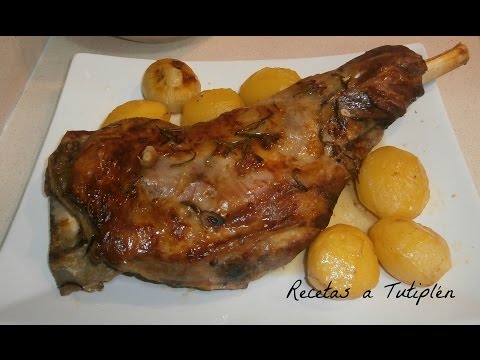 Paletilla de cordero al horno