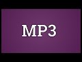 MP3 Meaning