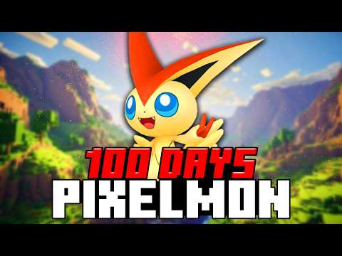 I Spent 100 Days in Minecraft Pixelmon... Here's What happened!