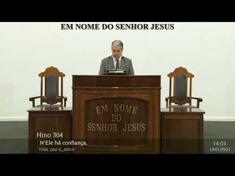 CCB HINO 304 CRISTO É A ESPERANÇA (ÚLTIMO CULTO REUNIÃO DA MOCIDADE ONLINE)