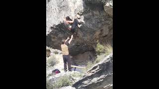 Video thumbnail of Calamardo, 7a/+. Xixona