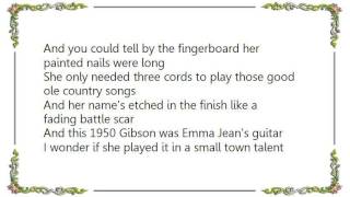 Chely Wright - Emma Jean&#39;s Guitar Snippet Lyrics