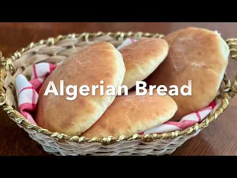 Easy Algerian Bread - Khobz El Kousha or Matloua El Kousha (contains eggs)