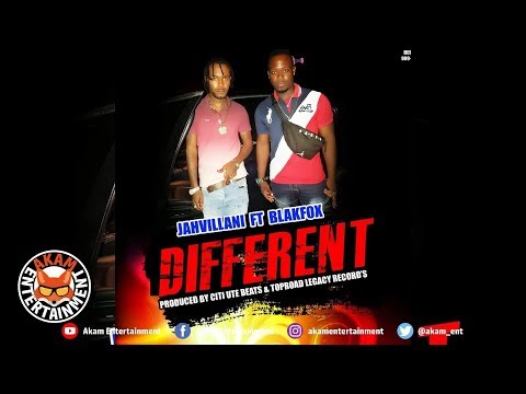 Jahvillani Ft. BlakFox - Different - October 2019