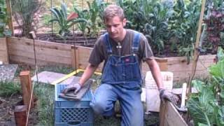 How to Build Raised Beds with Redwood 4x4 posts and Cedar fence board