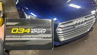 INSTALLING 034 MOTORSPORT HIGH PRESSURE FUEL PUMP UPGRADE KIT INTO 2018 AUDI S4 (B9)