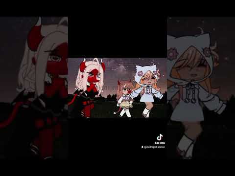 Look at the stars In the big black ink✨️⚫️  Gacha Blood warning