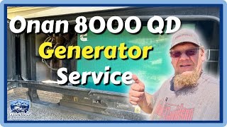 Onan 8000 QD Generator Maintenance | DIY Oil Change, Oil Filter & Air Filter Replacement for RVs