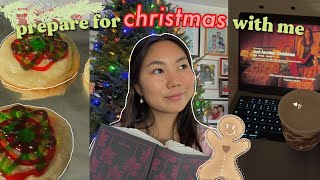 get ready for christmas with me (decorating, baking, holiday movies)