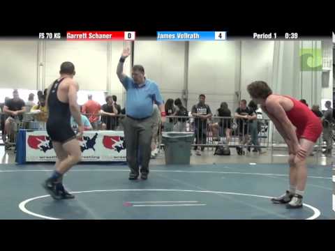 Mens FS FS 70 KG - Garrett Schaner vs. James Vollrath