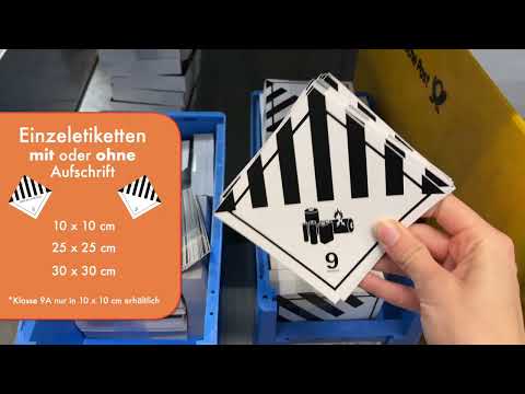 Gefahrzettel Klasse 9