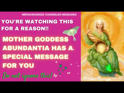 God Has a Message for Me & You - Expect a Financial Windfall💞Message from Mumma Goddess Abundantia🙏