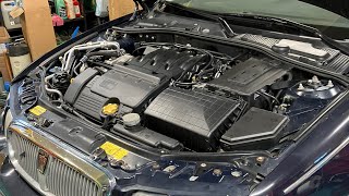 DIY Rover 75/MG ZT KV6 Spark plugs cabin air filter and plenum drains detailed.