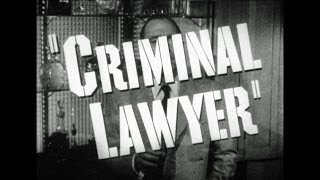 Criminal Lawyer (1951) Video