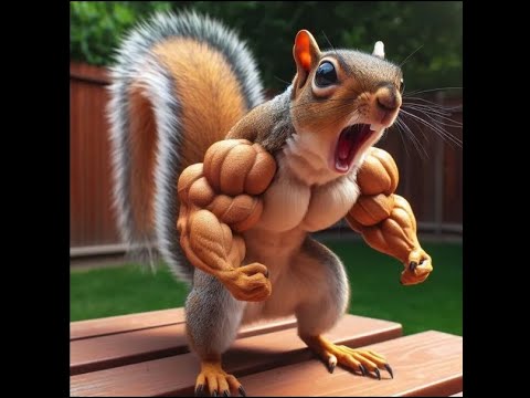 Buff dem squirrels (pretty aggressively)