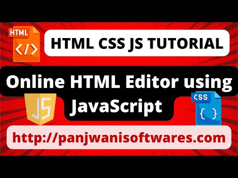 Online HTML Editor in Javascript | Hindi