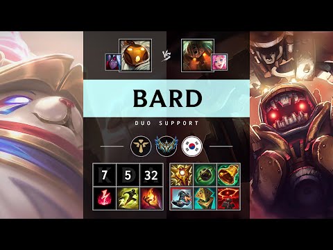 Bard Support vs Nautilus - KR Challenger Patch 25.09
