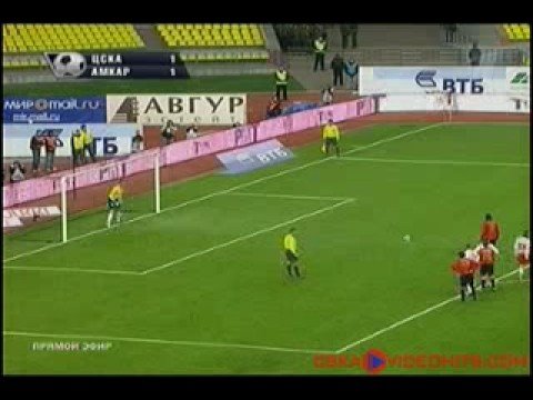 CSKA Moscow - Amkar 2:1. Vagner Love