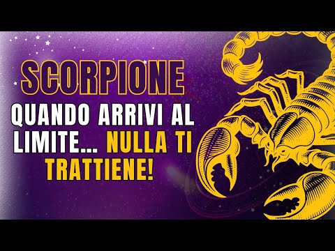 I SEGNI chiari che lo SCORPIONE non sopporta più QUALCUNO
