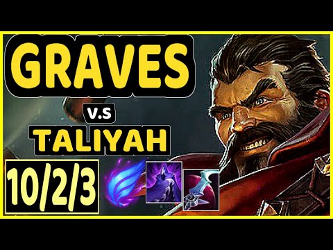 GIDEON (GRAVES) vs TALIYAH - 10/2/3 KDA JUNGLE CHALLENGER GAMEPLAY - KR
