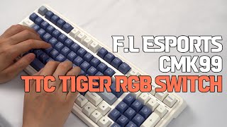 FL ESPORTS CMK99 유무선 기계식 아이스 블루 (Tiger RGB)_동영상_이미지