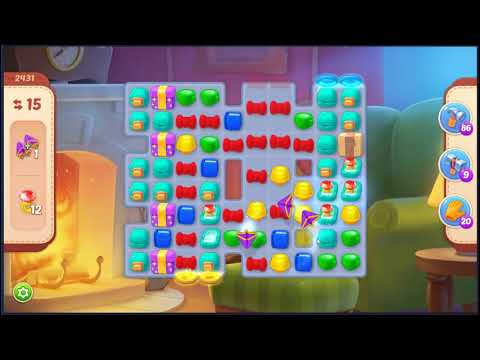 Homescapes Level 2431 - NO BOOSTERS 🏠 | SKILLGAMING ✔️