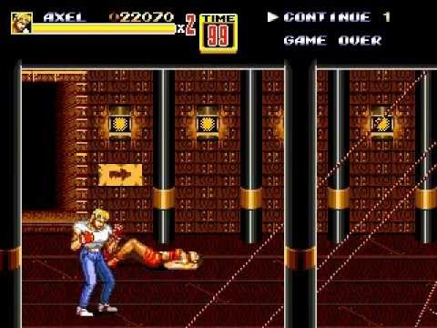 Streets of Rage 2 - Dead Body Glitch
