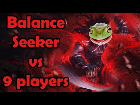 GORGC BLOODSEEKER 1 VS 9 INTENSE GAME (Gorgc Dota Highlights)