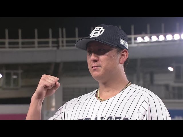 バファローズ・杉本裕太郎選手ヒーローインタビュー 7月30日 千葉ロッテマリーンズ 対 オリックス・バファローズ