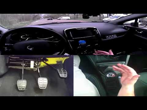 1-2-stop start. 3 cameras gearbox gear change