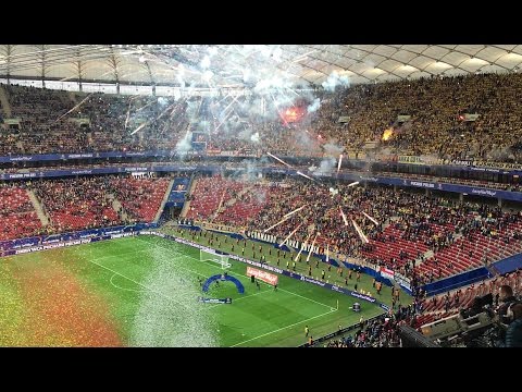 Oprawy, doping i dekoracja Lech Poznań - Arka Gdynia 1:2 finał PP 2.05.2017