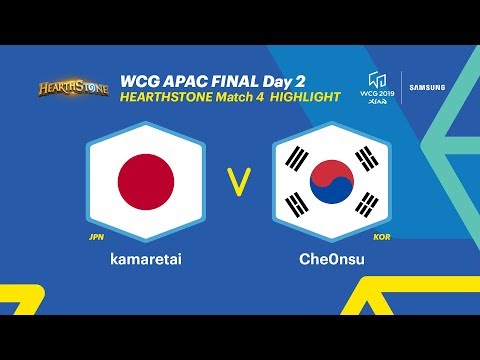 [HIGHLIGHTS] WCG 2019 Xi’an, APAC Final – Hearthstone, 4R, Japan vs South Korea (ENG)