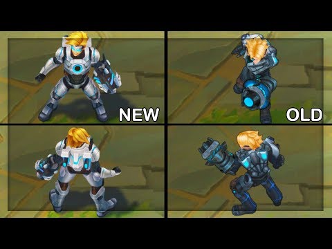 All Ezreal Skins Rework 2018 New Model VS Old Model Comparison (League of Legends)