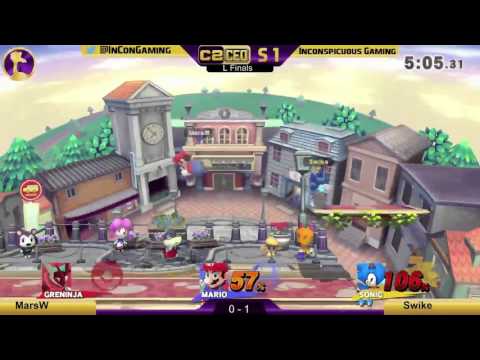 C2CEO S1 W2 LF - MarsW (Mario) VS Swike (Sonic) - Smash 4 Wii U
