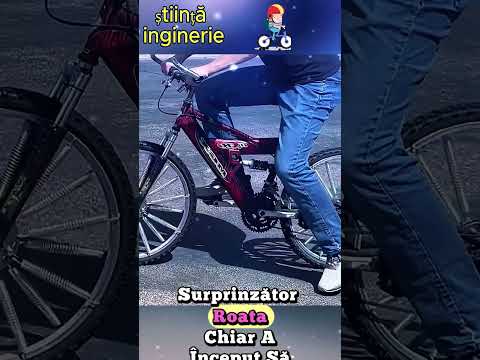 Dacă O Roată de Bicicletă Ar Avea Arcuri în Loc de Spițe? 😱#bicicletă #experimente #știință