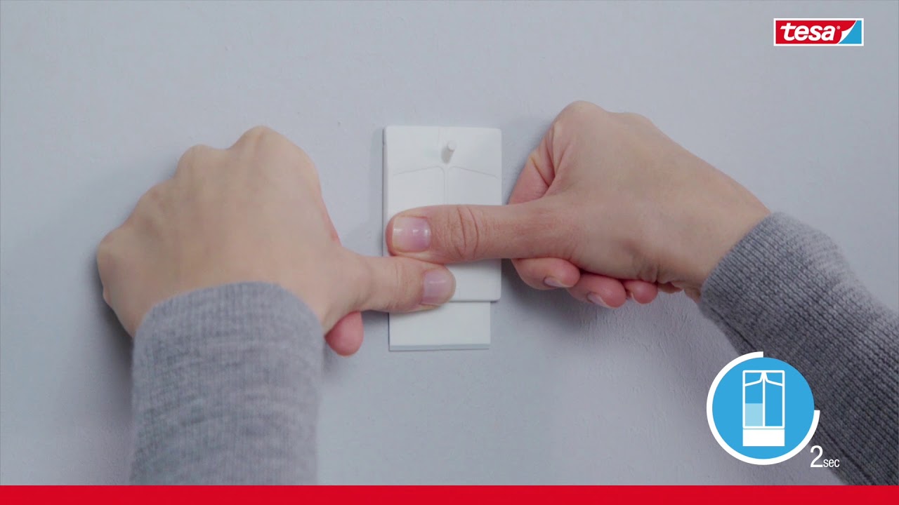 tesa Justerbar Limspiker for Tapet og Gips 2 kg 2pk