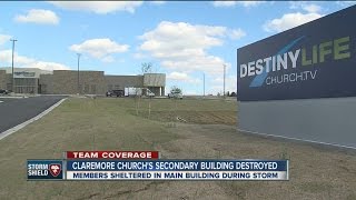 Claremore church's secondary building destroyed
