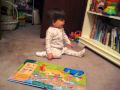 Reading And Drumming By Karina