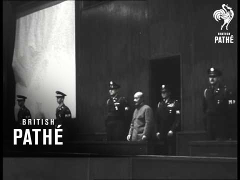 Tojo And Aides Sentenced For War (1948)