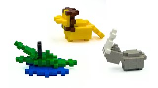 Crocodile, Lion, and Rhino