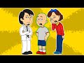 Classic Caillou Fakes Being Sick Grounded