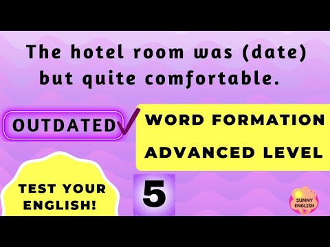 ENGLISH VOCABULARY QUIZ | WORD FORMATION | C1 / C2 | ADVANCED LEVEL