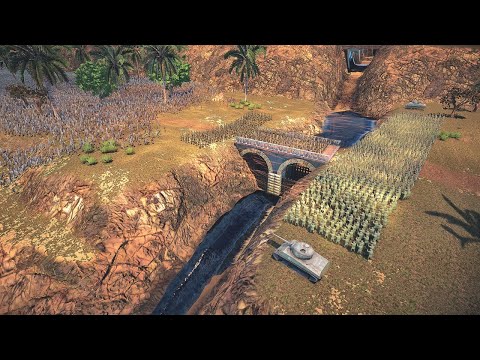 Can WW2 Soldiers & Romans Stop Undead Horde Across Bridge - UEBS 2